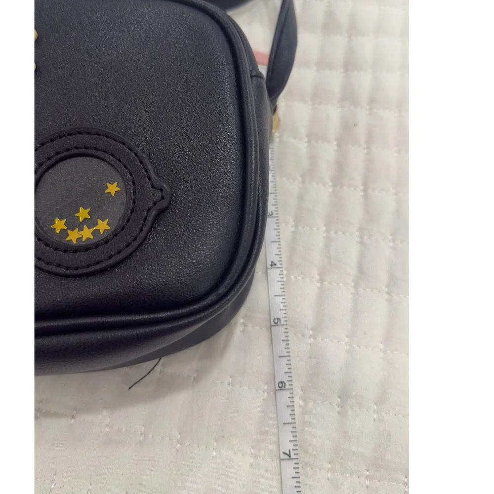Harry‎ Potter Wizarding World Black Crossbody Bag Lightning Bolt Star Confetti